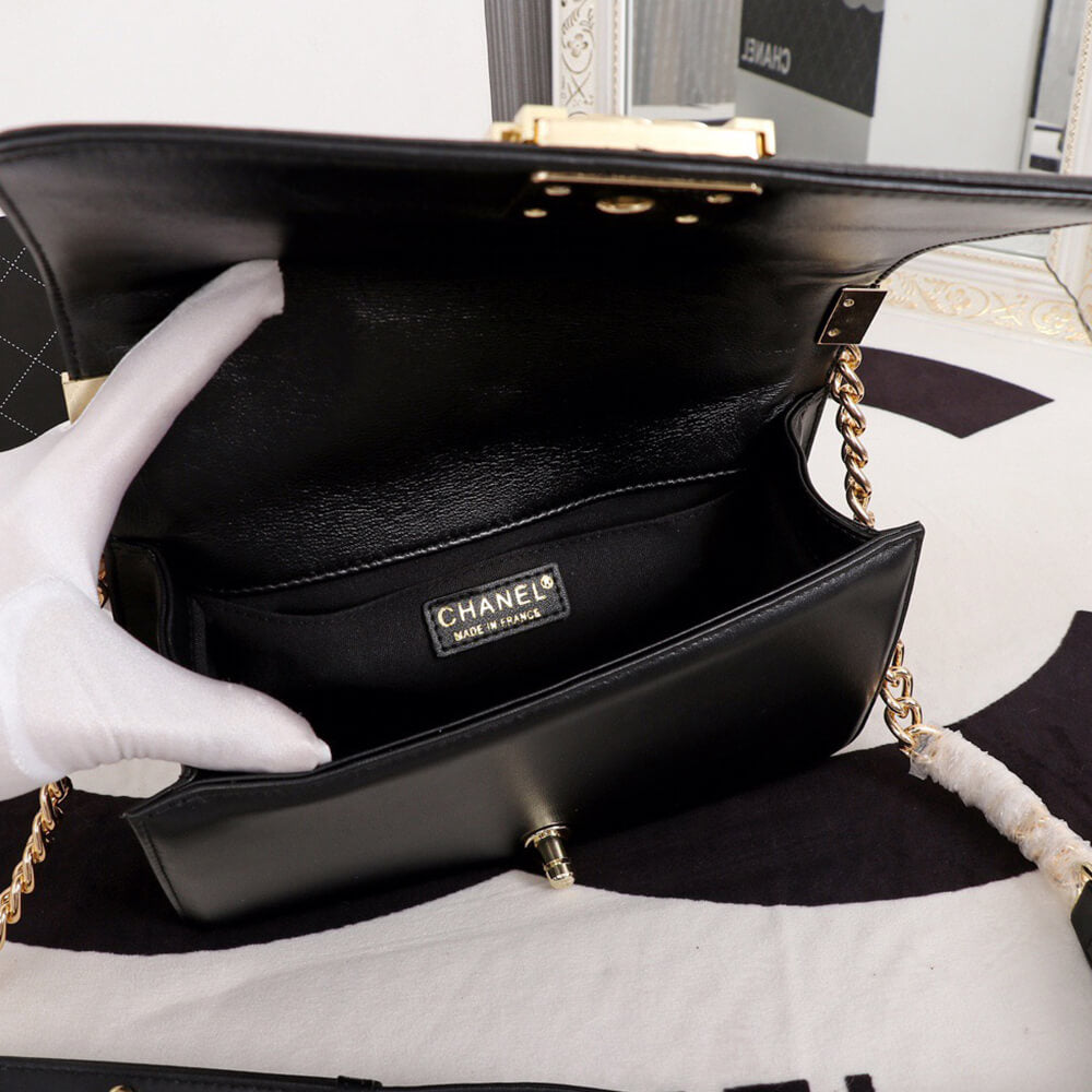 Chevron Boy Chanel Handbag