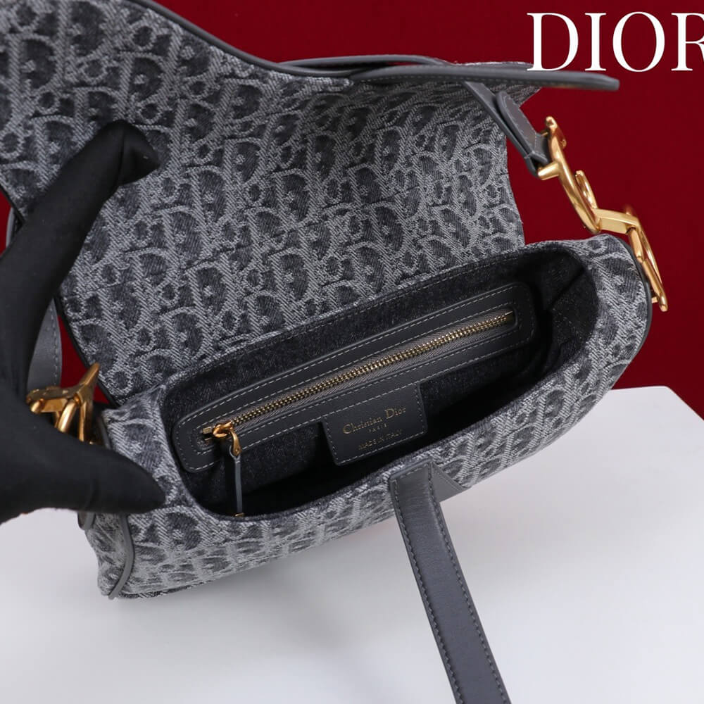 Dior Saddle Bag with Strap(HIGH-END GRADE)
