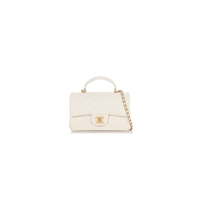 CHANEL Mini Classic Handbag With Top Handle