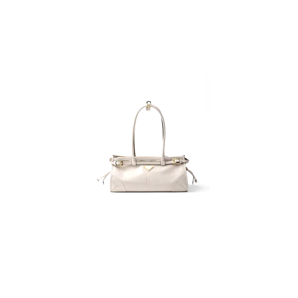 Prada Medium leather handbag(high-end grade)