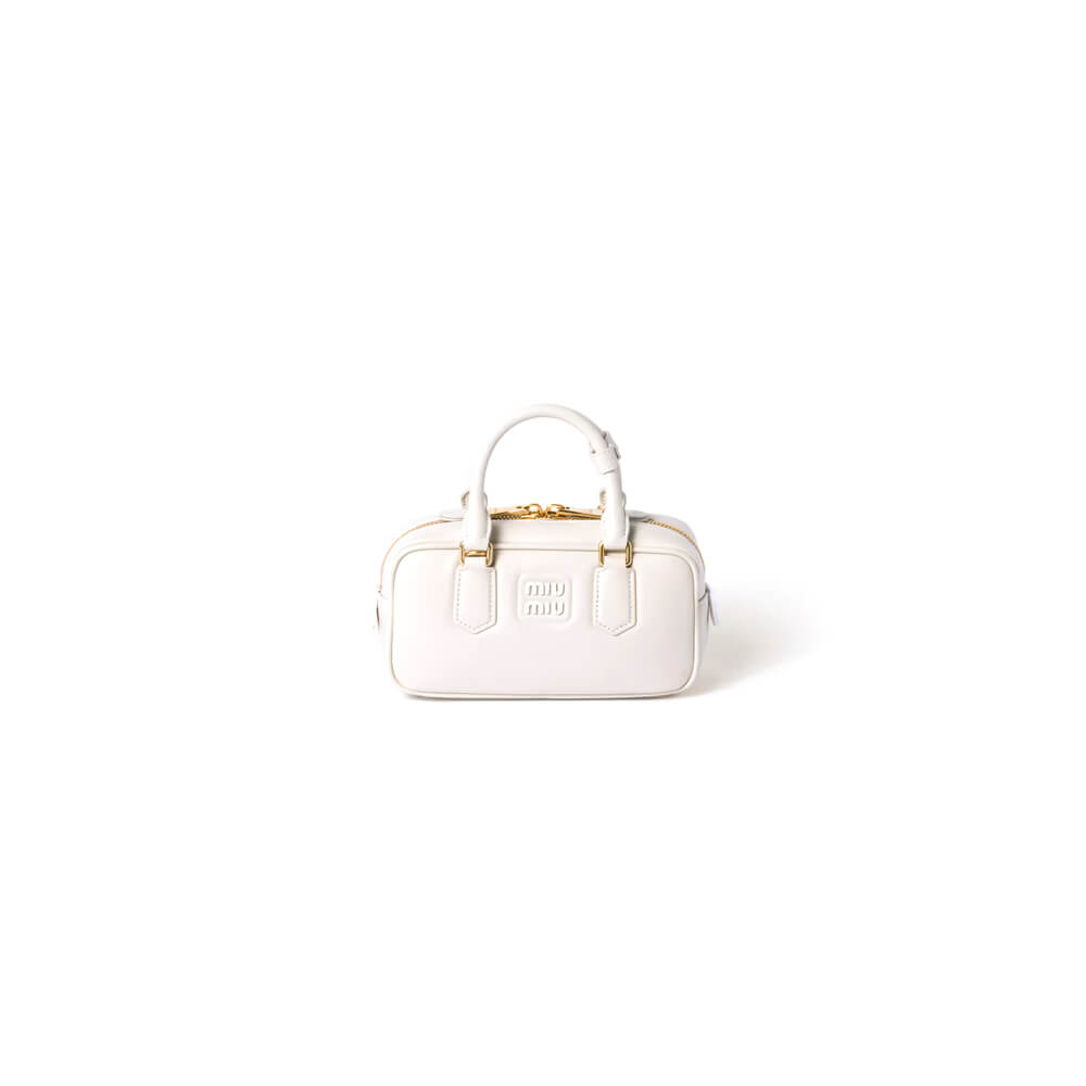 MIUMIU Medium Arcadie Leather Bag(HIGH-END GRADE)
