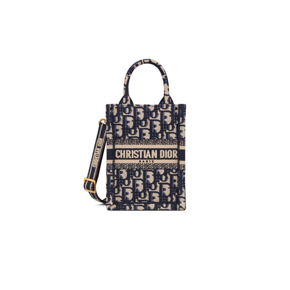 MINI DIOR BOOK TOTE PHONE BAG