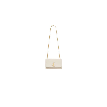 YSL kate medium in grain de poudre embossed leather