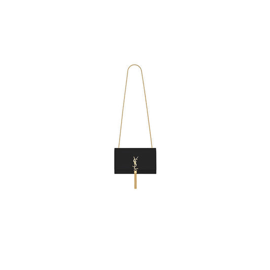 YSL kate medium tassel in grain de poudre embossed leather