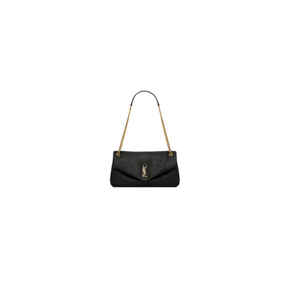 YSL calypso medium in grained lambskin