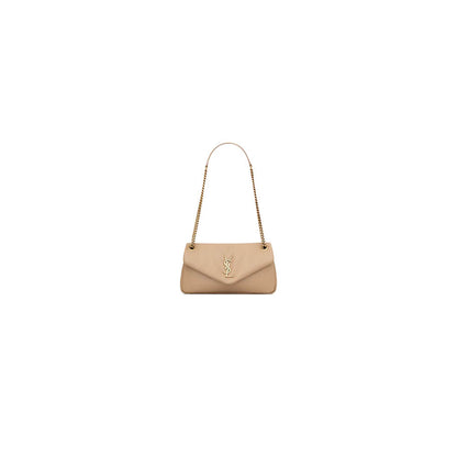 YSL calypso small in plunged lambskin