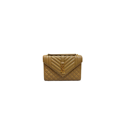 YSL envelope medium in grained leather
