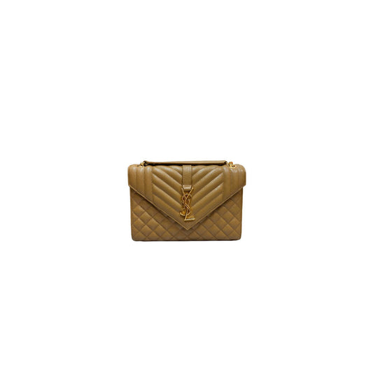 YSL envelope medium in grained leather