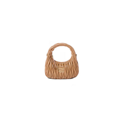 Small Wander matelasse nappa leather hobo bag(HIGH-END GRADE)