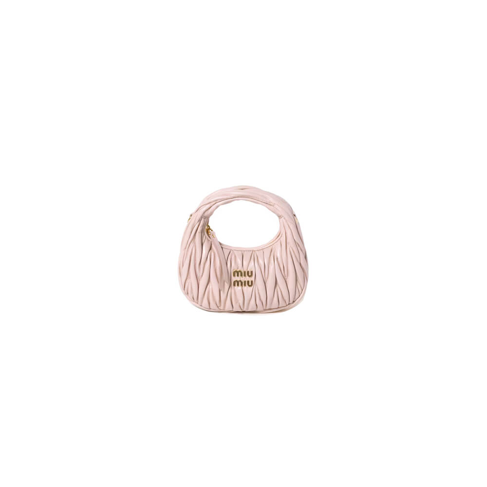 Mini Wander matelass?? nappa leather hobo bag(high-end grade)