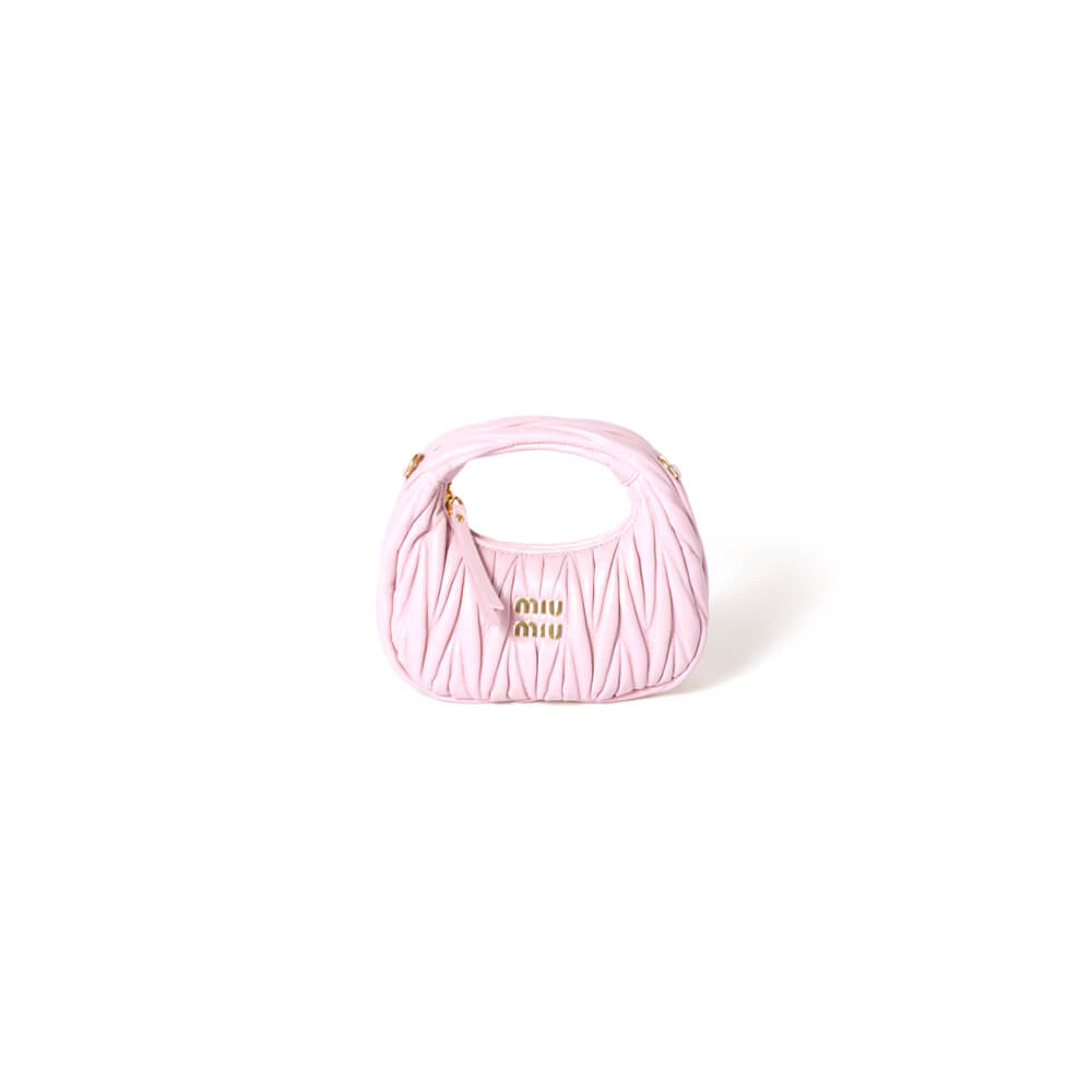 Mini Wander matelass?? nappa leather hobo bag(high-end grade)