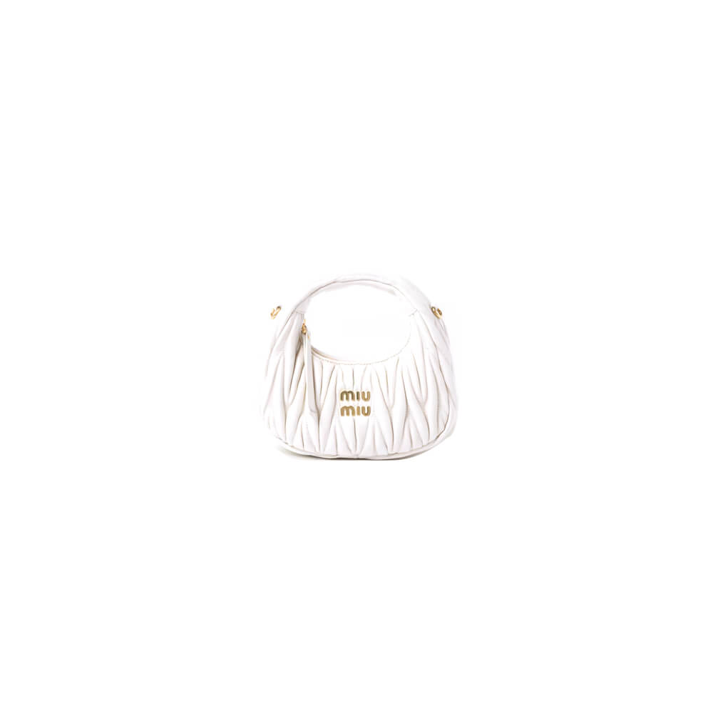Mini Wander matelass?? nappa leather hobo bag(high-end grade)