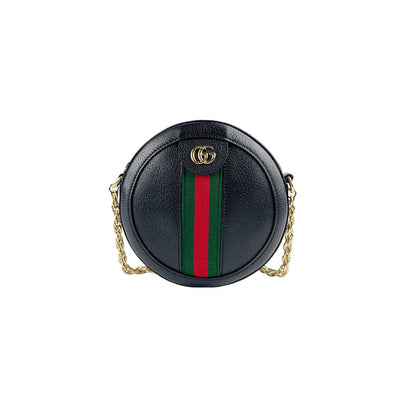 Ophidia GG mini round shoulder bag