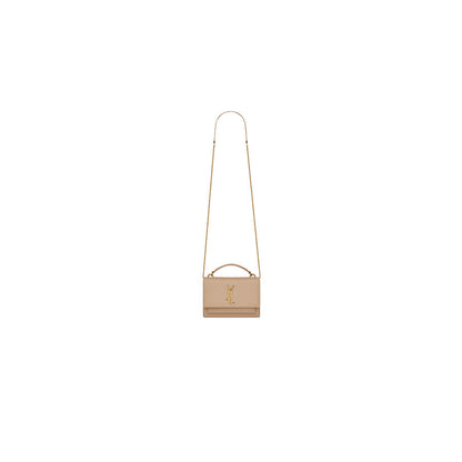 SUNSET CHAIN WALLET IN SMOOTH LEATHER