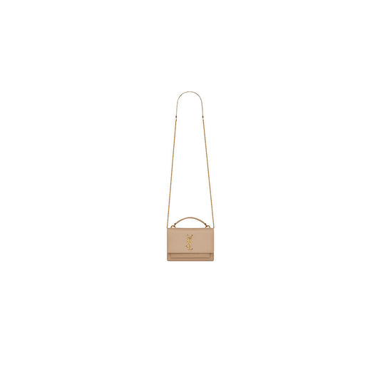 SUNSET CHAIN WALLET IN SMOOTH LEATHER