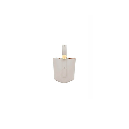 LOEWE Mini Pebble bucket in smooth calfskin(high-end grade)