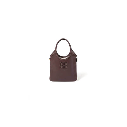 MIUMIU MINI IVY leather handbag(HIGH-END GRADE)