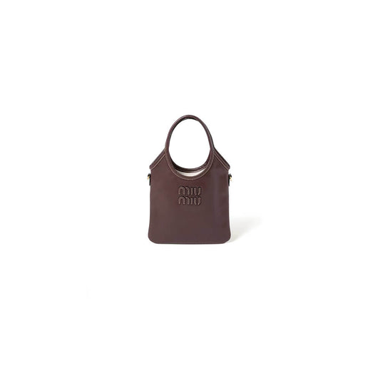 MIUMIU MINI IVY leather handbag(HIGH-END GRADE)