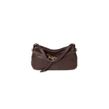 MIUMIU Regular Aventure nappa leather bag(HIGH-END GRADE)