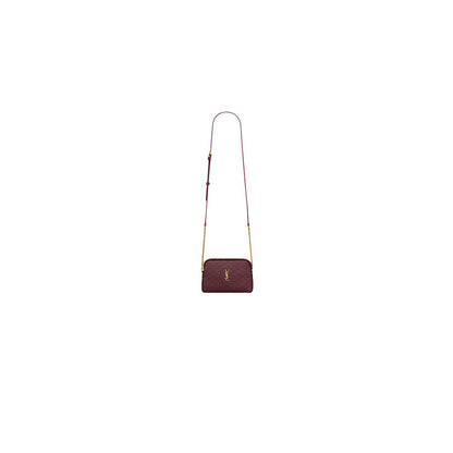 YSL Gaby zipped pouch in quilted lambskin(HIGH-END)
