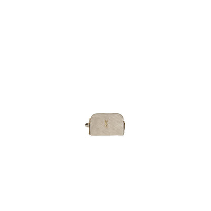 YSL GABY zipped pouch in suede