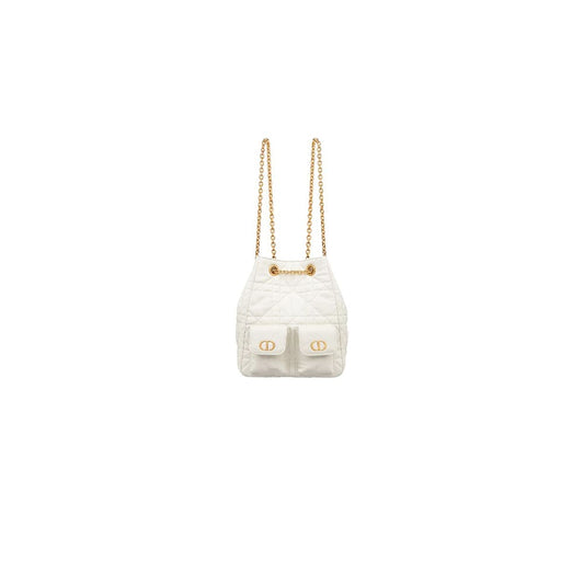 Dior Medium Dior Caro Multicarry Backpack with Chain(HIGH-END GRADE)