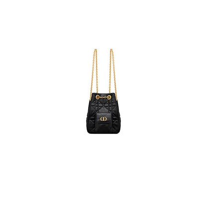 Dior Small Dior Caro Multicarry Backpack with Chain(HIGH-END GRADE)