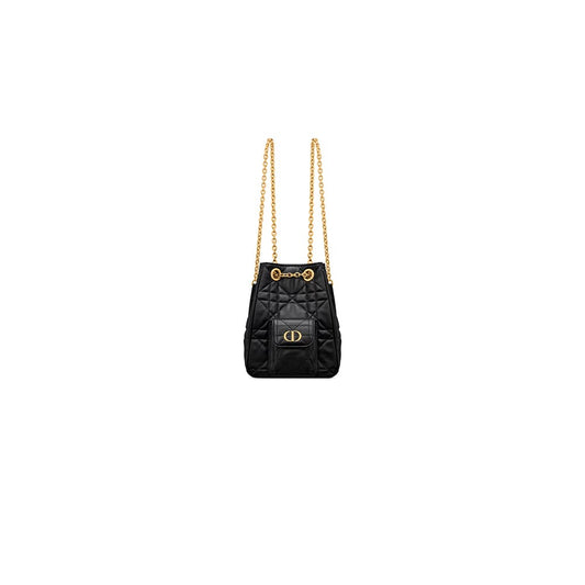 Dior Small Dior Caro Multicarry Backpack with Chain(HIGH-END GRADE)