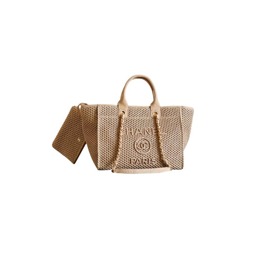 CHANEL Deauville Large Tote(HIGH-END GRADE)