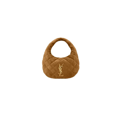YSL ICARINO in quilted suede(HIGH-END GRADE)