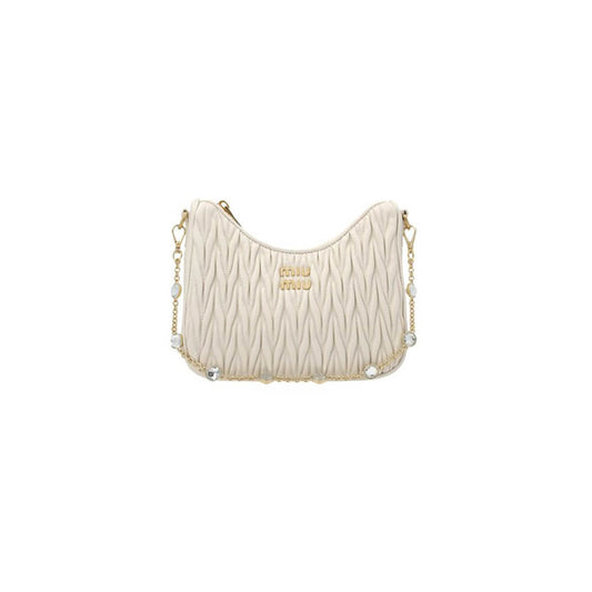 Matelasse nappa leather shoulder bag