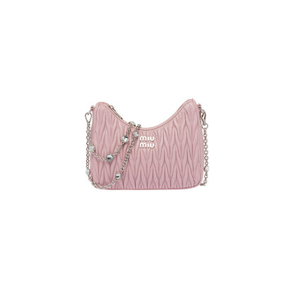Matelasse nappa leather shoulder bag