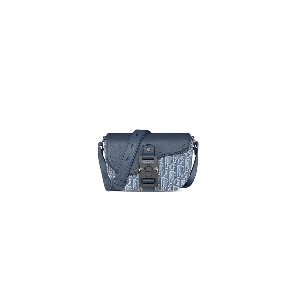 Dior Mini Saddle Messenger Bag with Flap