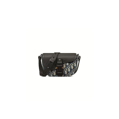 Dior Mini Saddle Messenger Bag with Flap