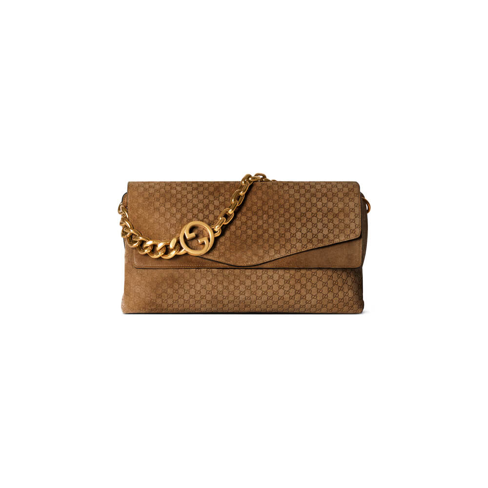 Gucci Large shoulder bag with chain(HIGH-END GRADE)
