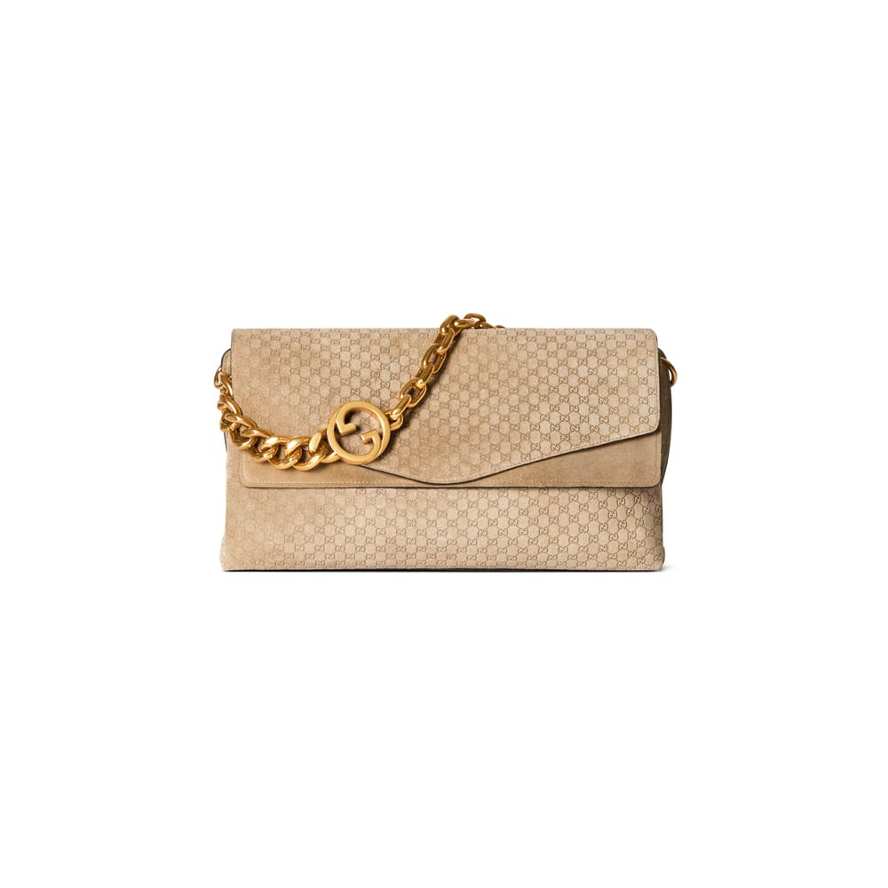Gucci Large shoulder bag with chain(HIGH-END GRADE)