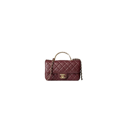 CHANEL Mini Flap Bag with Top Handle