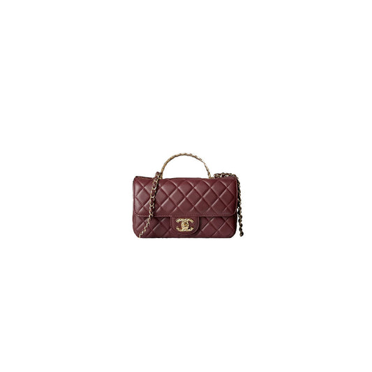 CHANEL Mini Flap Bag with Top Handle