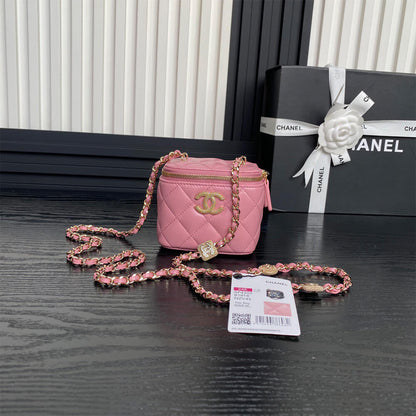 CHANEL Small Vanity with Chain(HIGH-END GRADE)