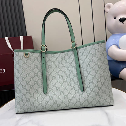 GG Emblem large tote bag