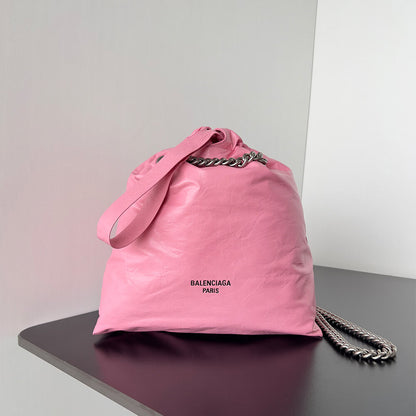 Balenciaga Women’s Crush Tote Bag Small(HIGH-END GRADE)