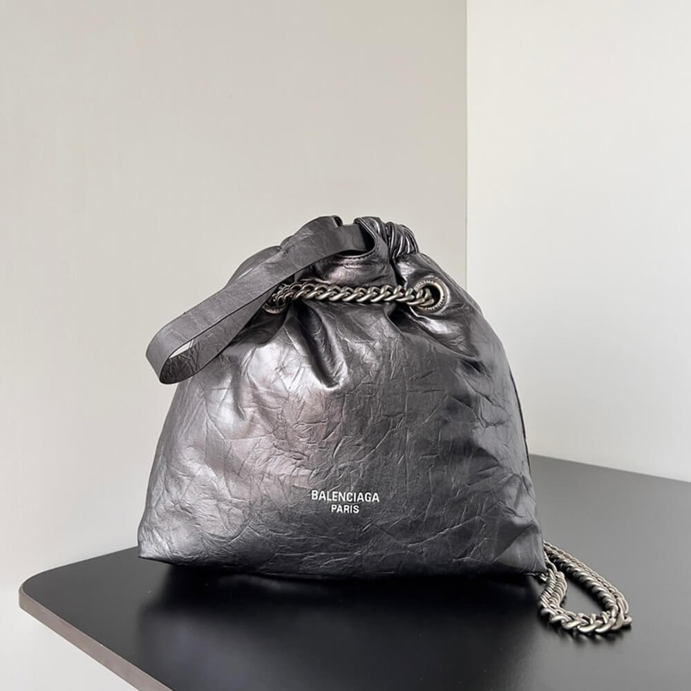 Balenciaga Women’s Crush Tote Bag Small(HIGH-END GRADE)