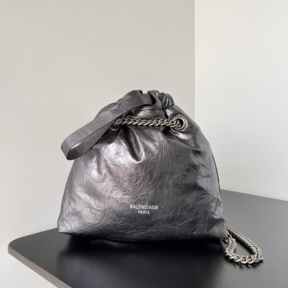 Balenciaga Women’s Crush Tote Bag Small(HIGH-END GRADE)