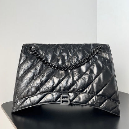 Balenciaga Women’s Crush Chain Bag Large(HIGH-END GRADE)