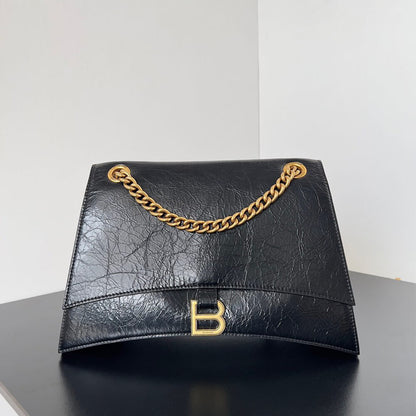 Balenciaga Women’s Crush Chain Bag Medium(HIGH-END GRADE)