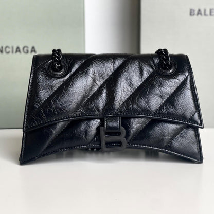 Balenciaga Women’s Crush Chain Bag Small(HIGH-END GRADE)