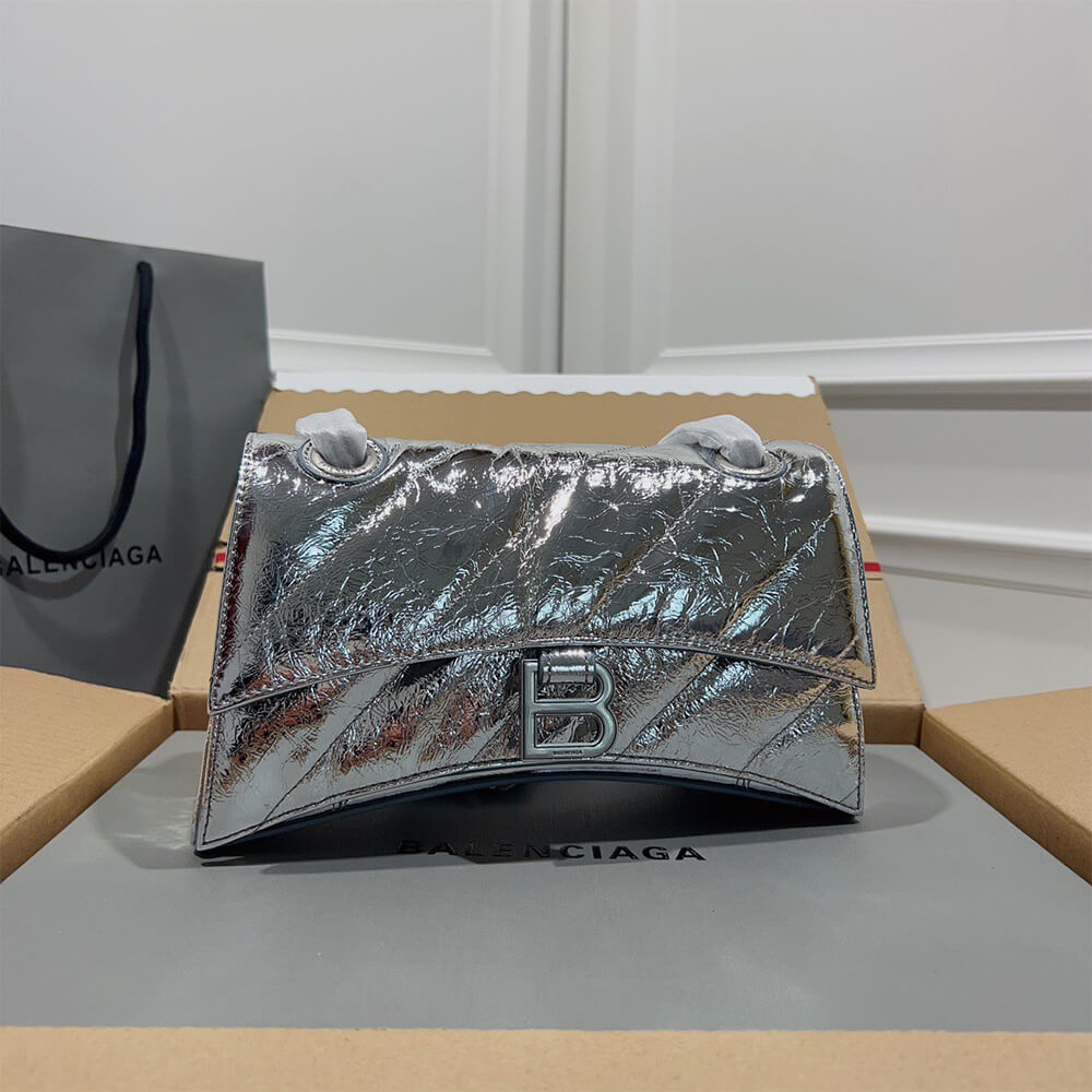 Balenciaga Women’s Crush Chain Bag Small(HIGH-END GRADE)