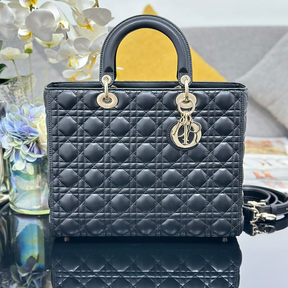 Dior Large Lady Dior Bag(HIGH-END GRADE)
