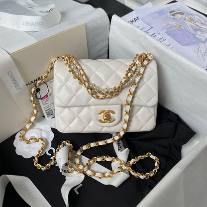 CHANEL Mini Flap Bag(HIGH-END GRADE)