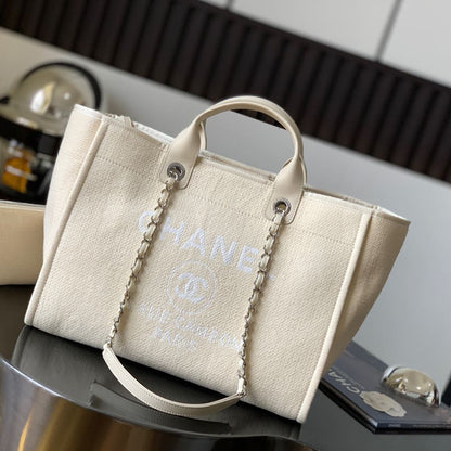 CHANEL Deauville Large Tote(HIGH-END GRADE)